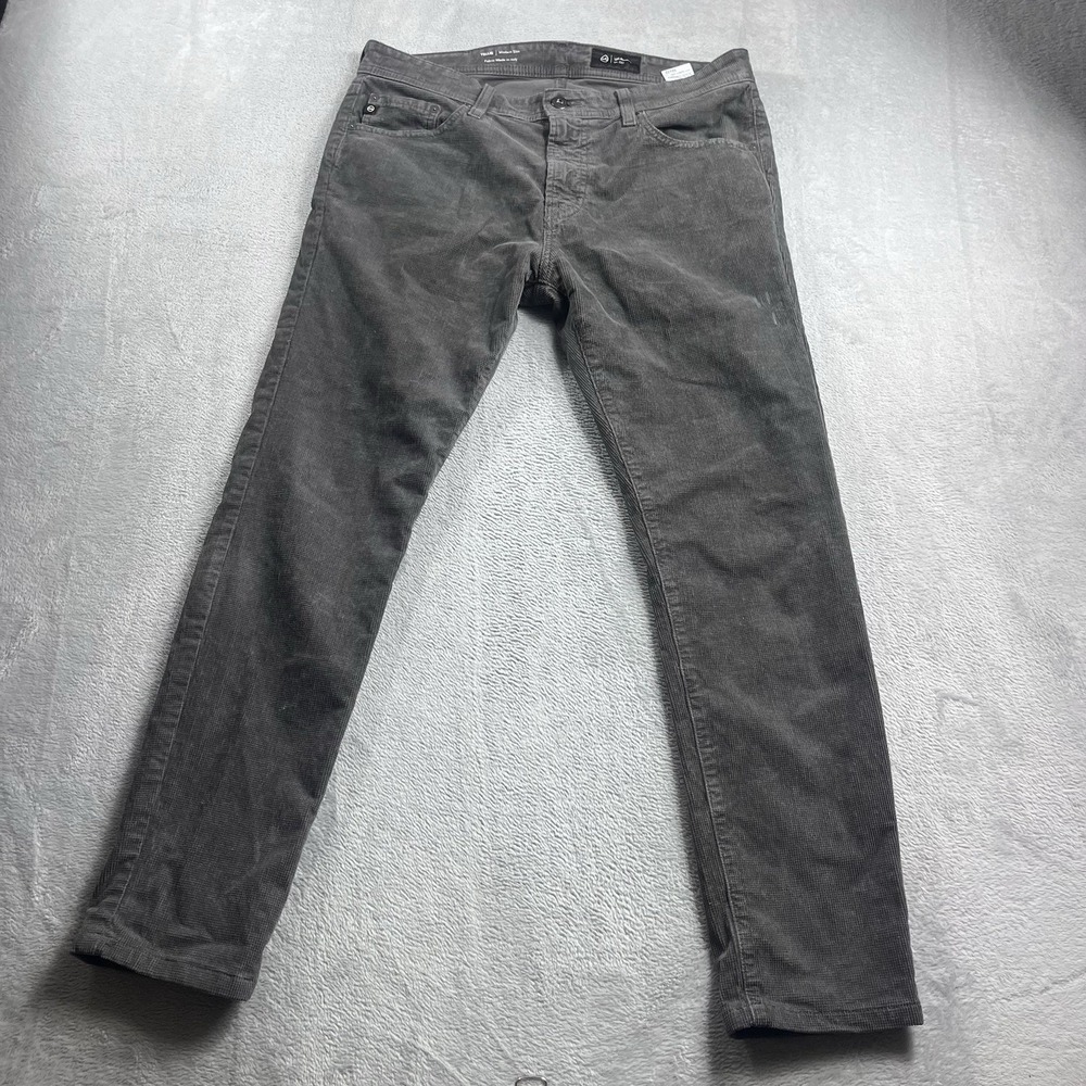 AG Adriano Goldschmied Tellis Modern Slim Jeans 32x28* Gray Italy Fabric Stretch